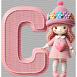 Cartoon letters-CL 612
